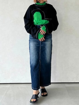 「アイテム（その他トップス、ベージュ系）」を使った、CASANE/カサネさん（レディース・152cm）の春コーディネート