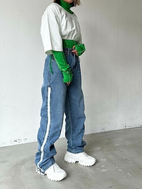 「アイテム（その他トップス）」を使った、CASANE/カサネさん（レディース・152cm）の春コーディネート