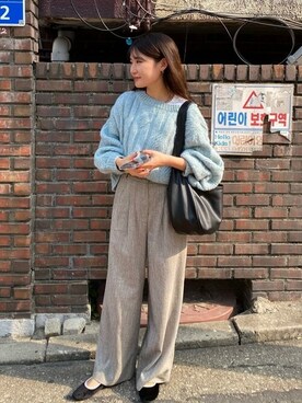 titivateさん（レディース・160cm）の冬コーディネート