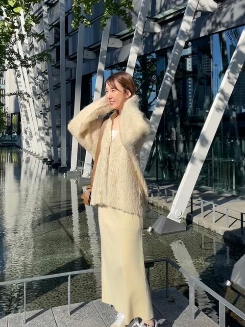 モヘアライクシャギーVネックニットカーディガン セール】モヘアライクシャギーVネックニットカーディガン
