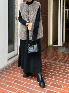 titivateさん（レディース・163cm）の冬コーディネート