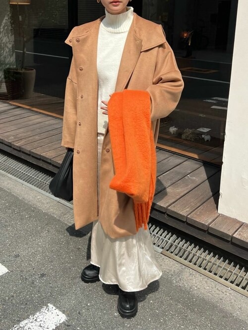 ココディール　フードテントシルエットコートサイズ2　未使用・タグ付き COCO DEAL ストールフードテントシルエットコート