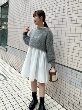 titivateさん（レディース・152cm）の冬コーディネート