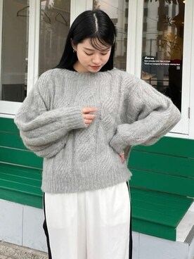 titivateさん（レディース・150cm）の冬コーディネート