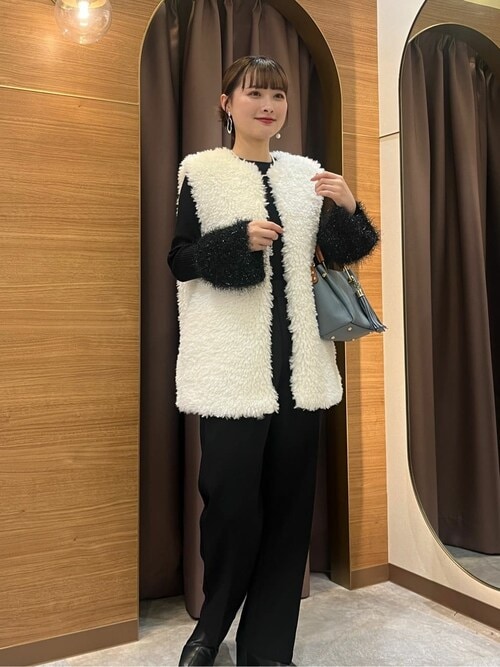 titivate（ティティベイト） ベスト ジレ プードルファーベスト