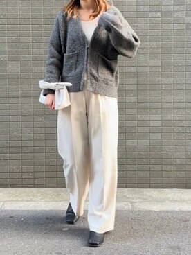 「titivate（ティティベイト）のアイテム（ブルゾン）」を使った、titivateさん（レディース・168cm）の冬コーディネート