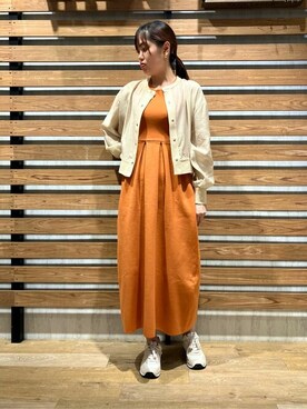 「titivate（ティティベイト）のアイテム（ブルゾン）」を使った、titivateさん（レディース・169cm）の春コーディネート