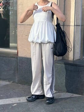 「titivate（ティティベイト）のアイテム（キャミソール）」を使った、titivateさん（レディース・160cm）の夏コーディネート