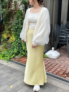 「titivate（ティティベイト）のアイテム（キャミソール）」を使った、titivateさん（レディース・163cm）の夏コーディネート