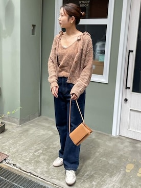 「titivate（ティティベイト）のアイテム（キャミソール）」を使った、titivateさん（レディース・157cm）の秋コーディネート