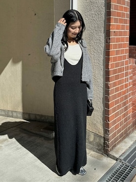 「titivate（ティティベイト）のアイテム（ブルゾン）」を使った、titivateさん（レディース・157cm）の秋コーディネート