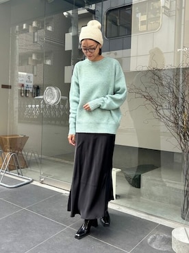 「titivate（ティティベイト）のアイテム（帽子）」を使った、titivateさん（レディース・166cm）の秋コーディネート