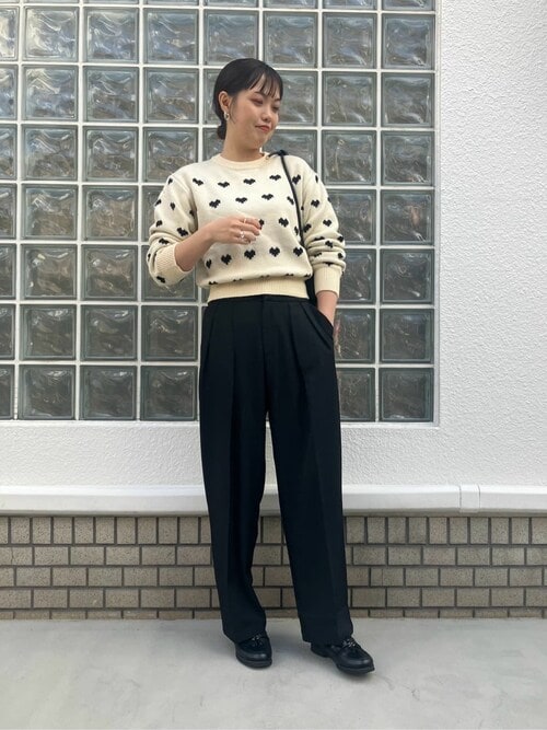 セール】ハート柄ニットプルオーバー（ニット/セーター）｜titivate