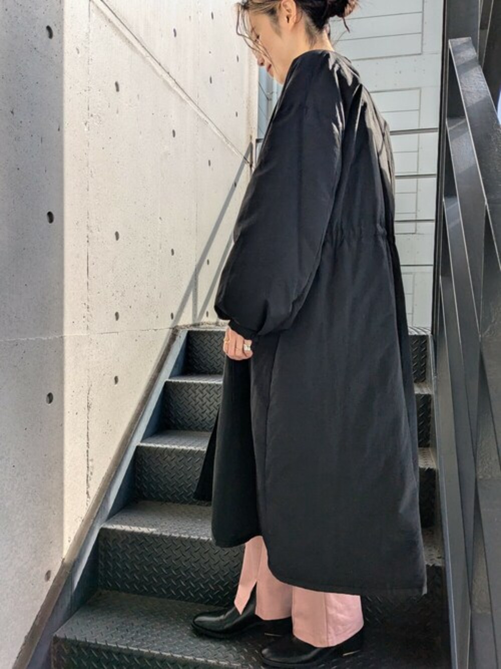 VERY掲載 sono 購入 サイズ2 ブラック フェミニティダウンコート