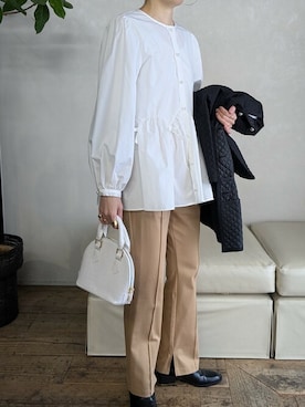 「Sono（ソーノ）のアイテム」を使った、spendardさん（レディース・159cm）の冬コーディネート