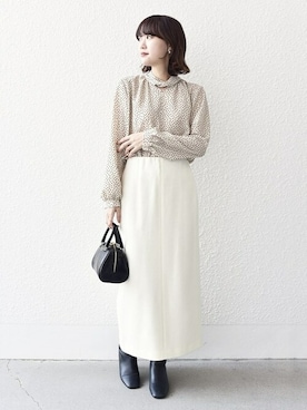 「SHIPS for women」｜高尾さん（レディース・160cm）の秋コーディネート