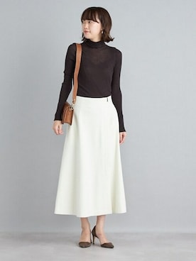 「シップス」｜高尾さん（レディース・160cm）の冬コーディネート