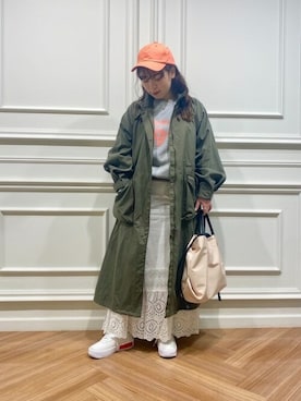 「SHIPS any（シップス エニィ）のアイテム（その他アウター）」を使った、工藤さん（レディース・156cm）の冬コーディネート