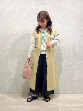 工藤さん(レディース・156cm)の春コーディネート