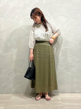 工藤さん(レディース・156cm)の夏コーディネート