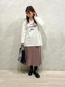 「SHIPS any（シップス エニィ）のアイテム（財布/小物）」を使った、工藤さん（レディース・156cm）の秋コーディネート