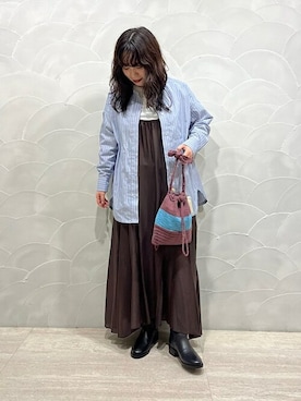 工藤さん(レディース・156cm)の秋コーディネート