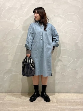 工藤さん(レディース・156cm)の冬コーディネート