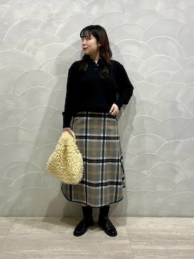 工藤さん(レディース・156cm)の冬コーディネート