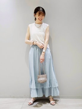 yoshimiさん（レディース・167cm）の夏コーディネート