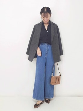 「MILOS（ミロス）のアイテム」を使った、yoshimiさん（レディース・167cm）の秋コーディネート