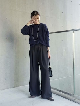 「SLOBE IENA（スローブイエナ）のアイテム」を使った、yoshimiさん（レディース・167cm）の冬コーディネート
