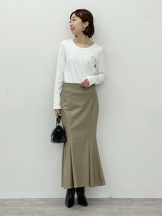 NOBLE 新品♡ フェイクレザーマーメイドスカート 38サイズ♡