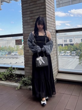 「MAJESTIC LEGON（マジェスティックレゴン）のアイテム」を使った、ちひろさん（レディース・153cm）の秋コーディネート