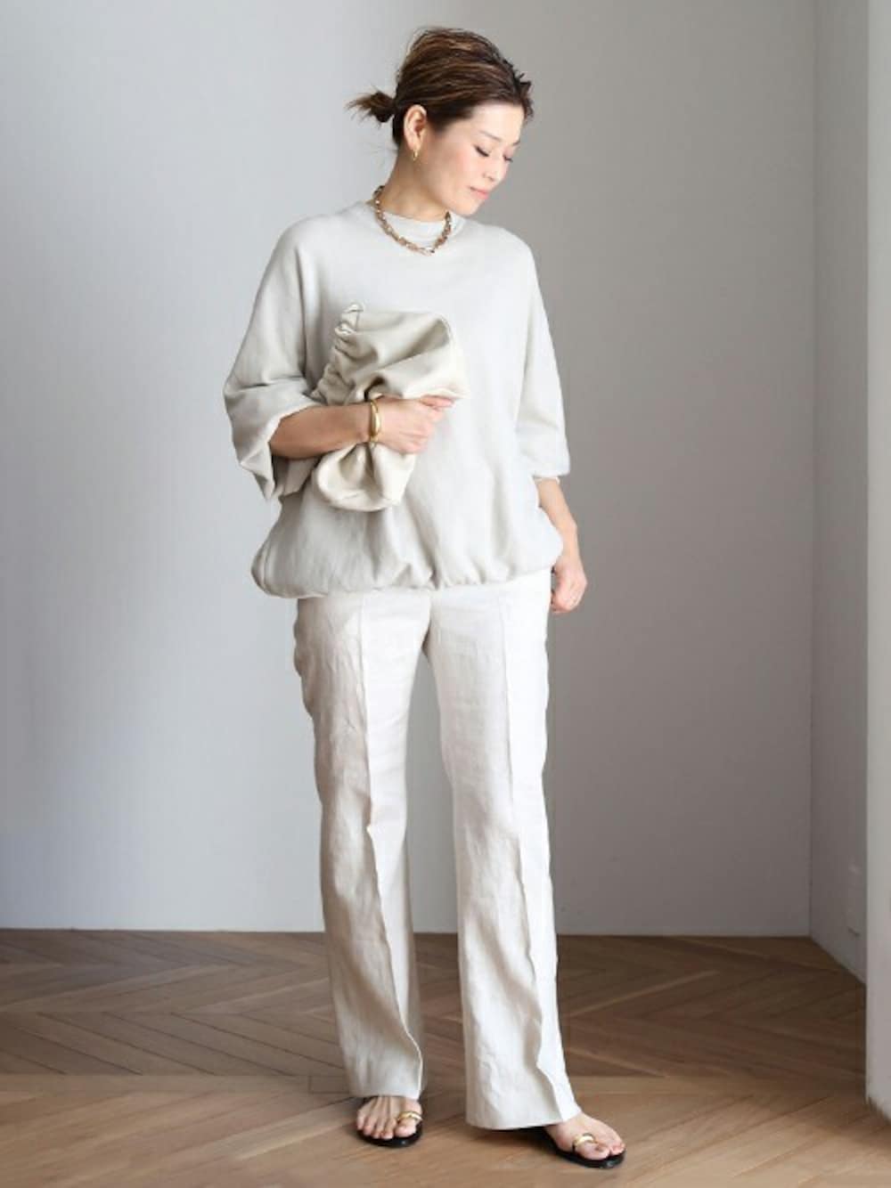 Deuxieme Classeのスウェットを使った人気ファッションコーディネート