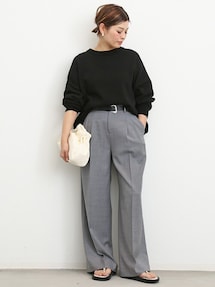 メゾンボワネ 25mm ベルト ブラック IENA｜《追加2》MAISON BOINET / メゾンボワネ 25mm belt ベルト