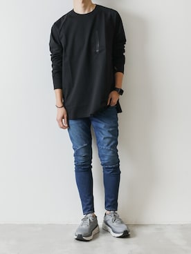 AT_MMさん（メンズ・173cm）の春コーディネート