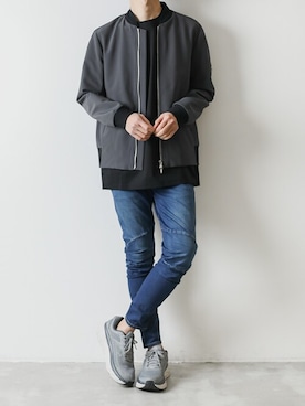 AT_MMさん（メンズ・173cm）の春コーディネート