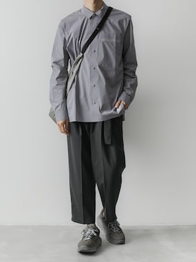 「CRAMSHELL（クラムシェル）のアイテム」を使った、AT_MMさん（メンズ・173cm）の春コーディネート