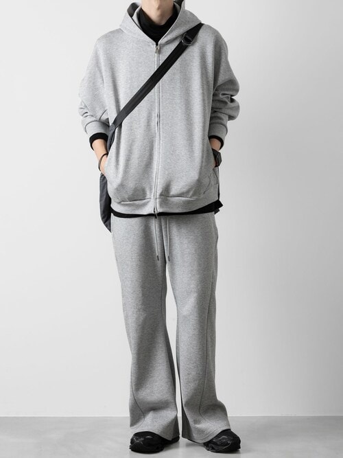 CO/PE ダブルニット ジップアップフーディー / CO/PE DOUBLE KNIT ZIP UP HOODIE