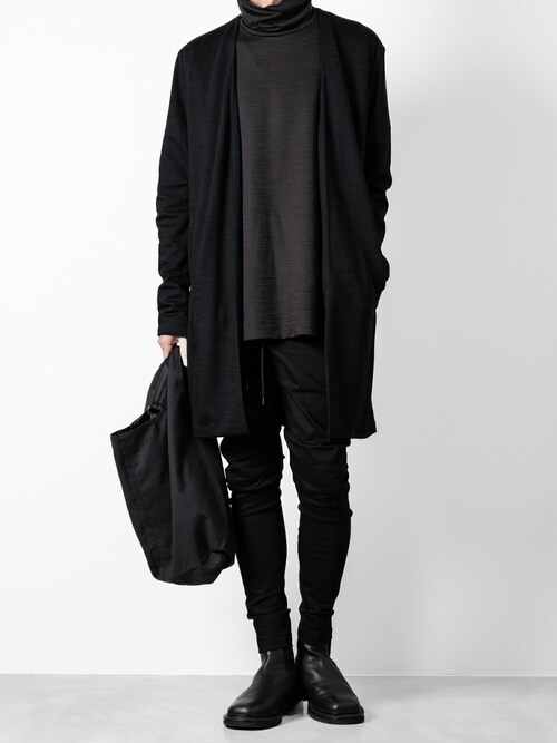 WO/NY スムース カラーレスロングカーディガン / WO/NY SMOOTH