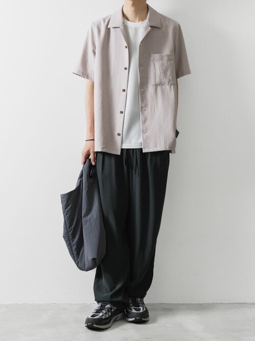 CU/RY フィブリルタフタ イージートラウザーズ / CU/RY FIBRIL TAFFETA EASY TROUSERS