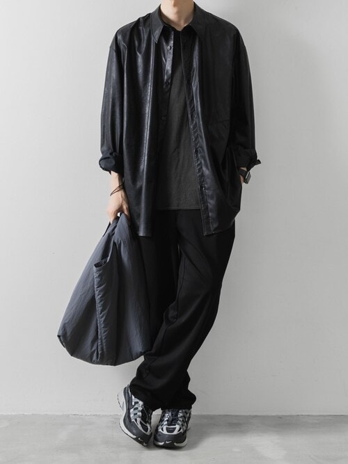 80/2 ピマコットンジャージー オーバーサイズド レイヤードS/S/ TEE / 80/2 PIMA CO JERSEY OVERSIZED LAYERED S/S TEE