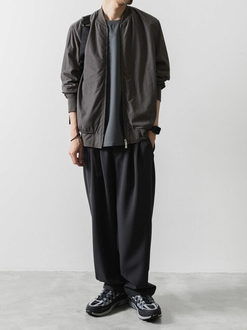 【 直営店・ZOZOTOWN限定 】シンセティックレザー ショルダーショッピングバッグ / SYNTHETIC LEATHER SHOULDER SHOPPING BAG