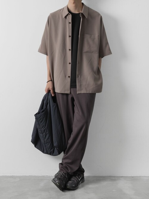 コットン ダブルフェイス オーバーサイズド S/S/ TEE / COTTON DOUBLE FACE OVERSIZED S/S TEE