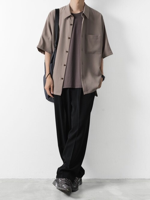 【 直営店・ZOZOTOWN限定 】PE ライトトロピカル ドルマンスリーブ レギュラーカラーシャツ S/S / PE LIGHT TROPICAL DOLMAN SLEEVE REGULAR COLLAR SHIRT S/S