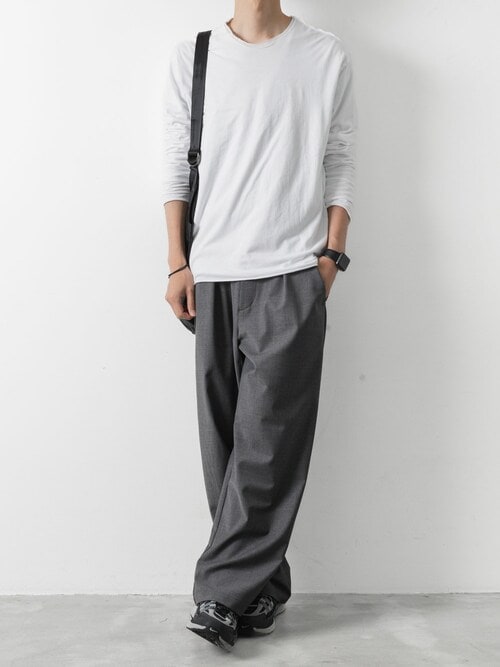 2/80 PE/WO ストレッチトロ 1タックトラウザーズ / 2/80 PE/WO STRETCH TRO 1TUCK TROUSERS