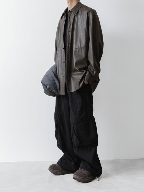 パディングナイロンウェザー ショルダーショッピングバッグ / PADDING NYLON WEATHER SHOULDER SHOPPING BAG