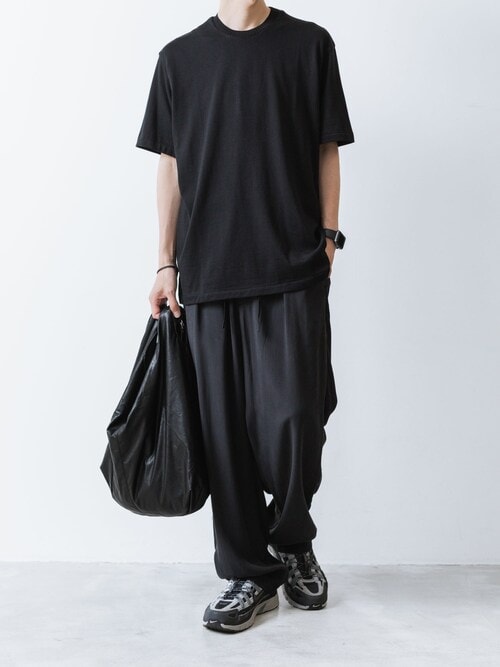 【 直営店・ZOZOTOWN限定 】シンセティックレザー ショルダーショッピングバッグ / SYNTHETIC LEATHER SHOULDER SHOPPING BAG