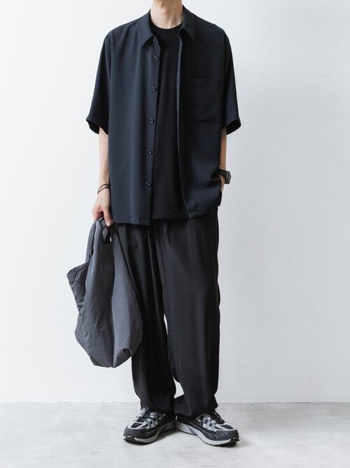コットン ダブルフェイス オーバーサイズド S/S/ TEE / COTTON DOUBLE FACE OVERSIZED S/S TEE