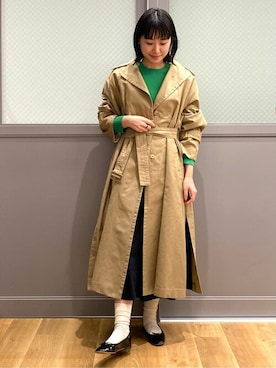 「Repetto（レペット）のアイテム」を使った、ayanaさん（レディース・155cm）の冬コーディネート